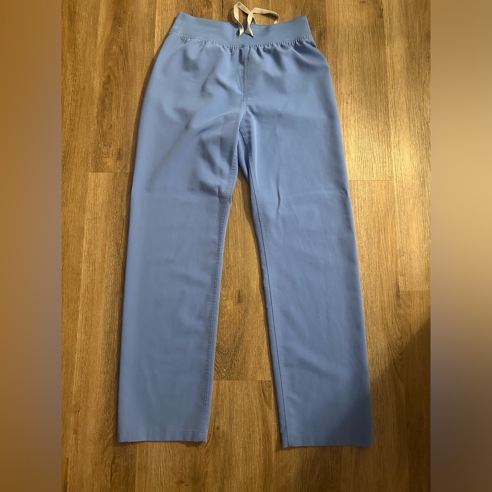 FIGS scrub pants, small, ceil blue
